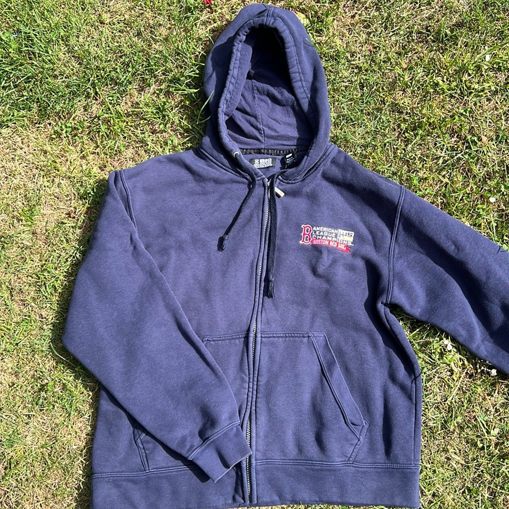 2007 baseball Boston Red Sox American League championship hooded jacket